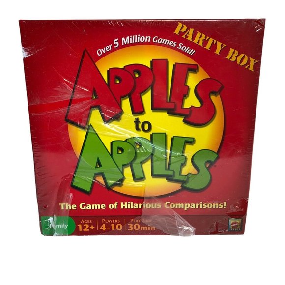 APPLES TO APPLES PARTY BOX GAME FROM MATTEL NEW - Picture 1 of 7